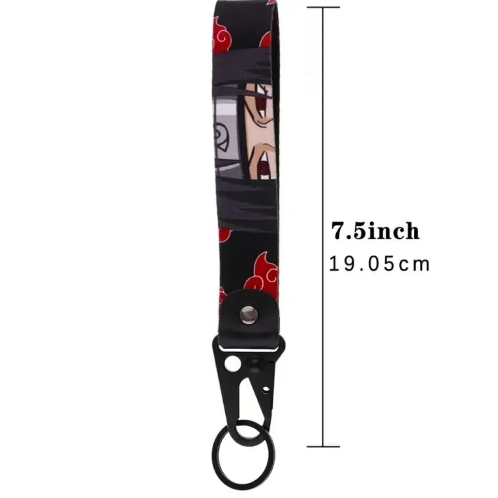 Anime naruto hand band keychain holder belt hook utility accessory
